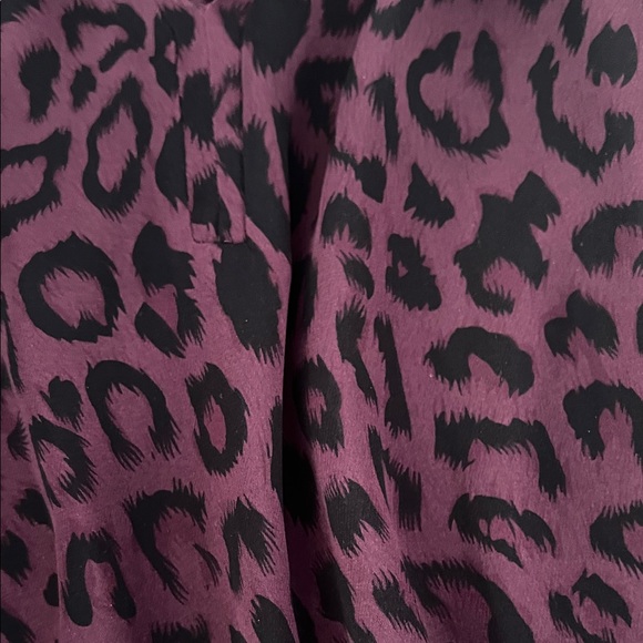 Parker Plum and Black Leopard-Print Mini Dress - Picture 6 of 14